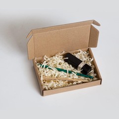 50 Pack 6x4x1 Inches Small Shipping Boxes, Brown Corrugated 6x4x1,