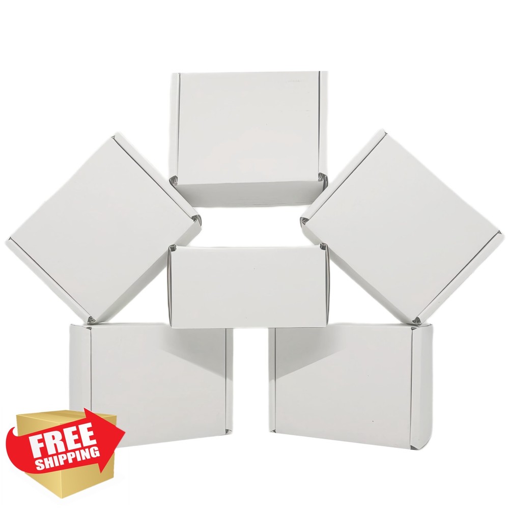 Czofnjesi White 4x3x2″ Shipping Boxes 100 Pack