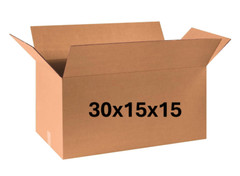 30″ x 15″ x 15″ CARDBOARD BOX – 200 lb – SINGLE BOX – LONG
