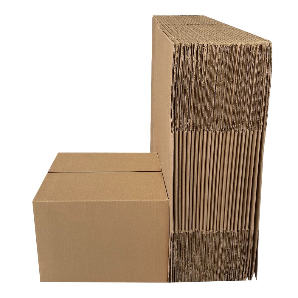 UOFFICE Wholesale Corrugated Boxes 12″ x 8″ x 6″ – Pack of 25 Shipping Boxes
