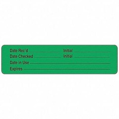 Roll Products 140528 Label, 1 In. H, 1-3/4 In. W, Pk1000, 140528