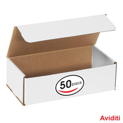 10 X 5 X 3″ White Corrugated Mailers