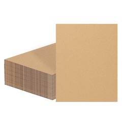 60 Pack 8×10 Inch Corrugated Cardboard Sheets 2mm Thick Flat Card Boards