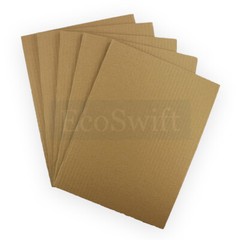35 5×7 EcoSwift Corrugated Cardboard Pads Filler Inserts Sheet 23 ECT 1/8″ Thick