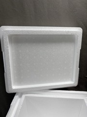 Styrofoam Shipping Box EFP Brand Cooler With Lid 6 1/4″X8 1/4″X9″ Interior