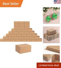 Brand New 40 Pack 8x6x4 Inches Cardboard Shipping Boxes