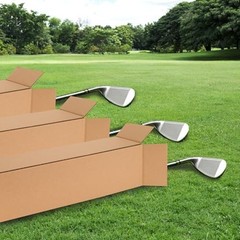 10 Pack 6x6x48 Inch Tall Corrugated Boxes – Shipping, Moving, Storage for Golf C
