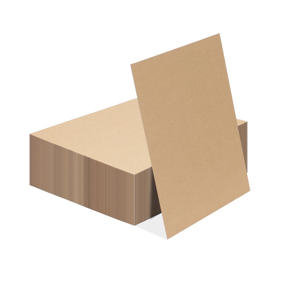 50 Pack 11×14 Inch Brown Corrugated Cardboard Sheets Flat Cardboard Sheets fo…