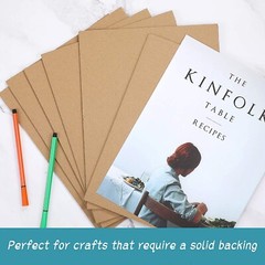 50 Pack Brown Corrugated Cardboard Sheets Flat Cardboard Sheets Cardboard