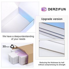 30 Pack Small Shipping Boxes 6x4x2 Inch Purple Corrugated Mailer Gift Packaging