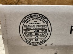 (25) Shipping Boxes Single Wall 11-1/4 x 7-1/4 x 8-1/4 White 65# Weight Capacity