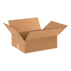 Shipping Boxes Medium Multi Depth 2LX10WX4H 25 Pk Corrugated Cardboard Moving