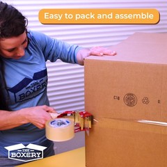 Durable 8x6x3 Brown Corrugated Shipping Boxes – 25 Pack, Eco-Friendly, USA Made