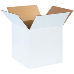 25 White Corrugated Shipping Boxes 14x14x14 – Stand Out & Protect