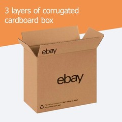 50pcs pack 12″ x 10″x 8″ Shipping Packing corrugated cardboard boxes color logo