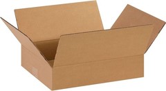 Flat Shipping Box Kraft 14x11x3