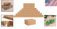 Brand New 40 Pack 8x6x4 Inches Cardboard Shipping Boxes