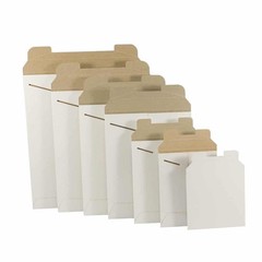 Original Stayflats&reg; Mailer White, 12-3/4 x 15 (Carton of 100)