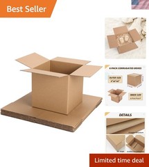 Shipping Boxes Mailers 6x6x6 inches Corrugated Cardboard Small Packing Kraft …