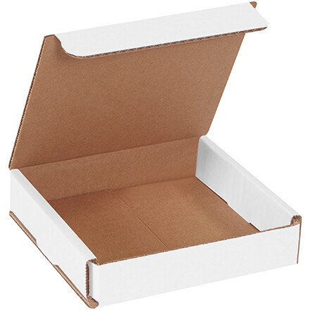 White Corrugated Mailers 5 x 5 x 1″ For Mailing/Shipping ECT-32B 50/Case