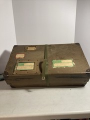 1950’s Shipping Box With Tin Corners. 20.5 X 11.5 X 6