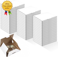 50 Pcs CD Mailer Boxes, 5 5/8″ X 5″ X 7/16″ CD Shipping Sleeves, Mailer