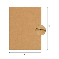 50 Pack Corrugated Cardboard Sheets 9×12 inch Filler Insert Sheet Pads