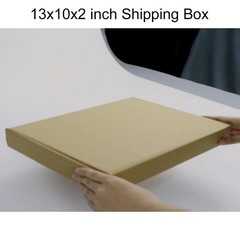 13x10x2 inch Boxes Bulk 25 Pack Brown, Tab Lock Tuck Top Mailer Boxes for Pac…