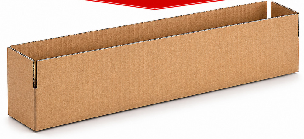 20 x 5 x 5 Kraft Corrugated Shipping Boxes 25 Pack Long Narrow Boxes