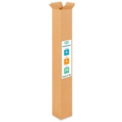 Tall Moving & Shipping Boxes 4x4x36 inches (10-Pack) – Extra Strength 200 lb …