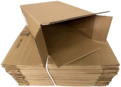 Shipping Corrugated Cardboard Side Loading Shoe Box 14 1/2″ X 10 1/4″ X 5 1/2″