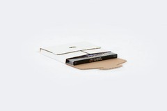50 – 7 1/2×5 3/8×1 3/16″ DVD Case Corrugated Mailer – Holds 1 DVD White