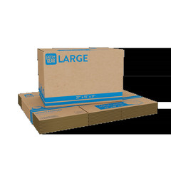 (10 pack) Large Moving Boxes, 27L x 15W x 17H, Kraft