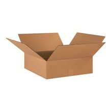 18 x 18 x 5″ Flat Corrugated Carton Boxes-Pack of 25