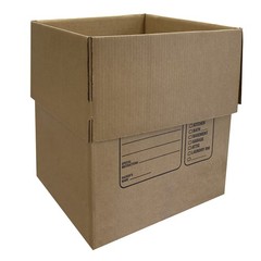 Uboxes Moving Boxes with Handles, 10 Premium Large, 18 18″ x x 24″, Brown