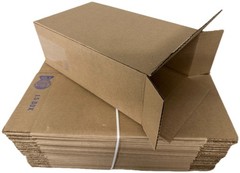 Shipping Corrugated Cardboard Side Loading Shoe Box 14″ X 8″ X 5″