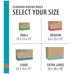 (10 pack) Pen+Gear Large Moving Boxes, 27L x 15W x 17H, Kraft