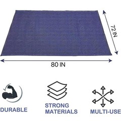 4 Pack Moving Blankets Heavy Duty 80″x72″ Quilted Packing Blankets for Moving…