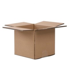 100 corrugated paper boxes 4x4x4 – 10x10x10 cm yellow