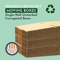 Boxes Fast BFHD18645FOL Guitar Cardboard Boxes 18″ x 6″ x 45″ Side Loading