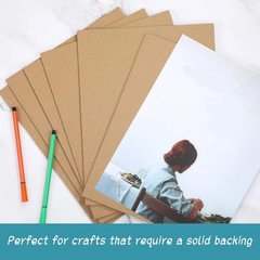 50 Pack Corrugated Cardboard Sheets Flat Hard Cardboard Inserts Back to School C