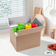 20Pcs 200kg/440lbs Box Insulated Shipping Box Cold Shipping Boxes Cooler BoxUSUS
