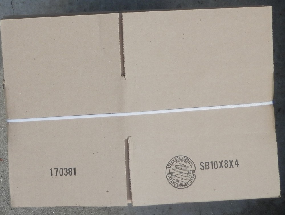 qty 25 10x8x4 Cardboard Paper Boxes – Brown