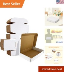 Recyclable Corrugated Cardboard Boxes – 25 Pack of 11x8x2 Shipping Mailers