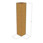 4x4x20 Tall Corrugated Shipping Boxes 32 ECT Single-Wall, 175/Pack