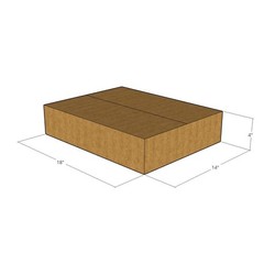 5 18x14x4 Kraft Brown Corrugated Shipping Boxes 32 ECT Single-Wall New