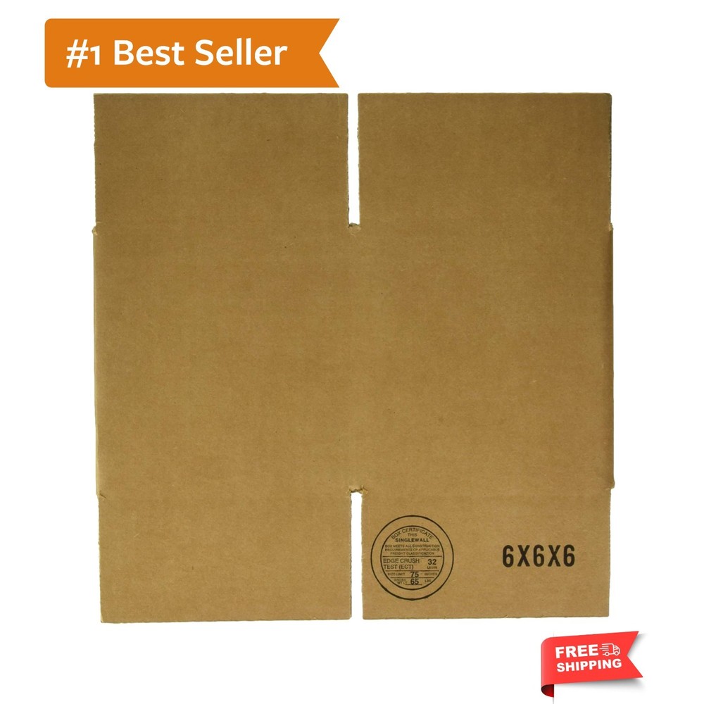 Bundle of 25 Durable 6x6x6 Shipping Boxes – Perfect for Secure Packing