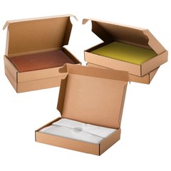 Cedilis 30 Pack 12x8x2 Inches Shipping Boxes, Brown Corrugated Cardboard Mailer