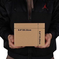Brand New 40 Pack 8x6x6 Inches Shipping Boxes, Corrugated Cardboard, Brown, E…