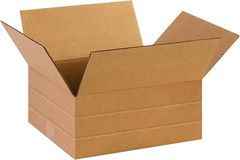 Partners Brand 14 x 12 x 6 Corrugated Cardboard Boxes, 14L x 12W x 6H, Pack of ,